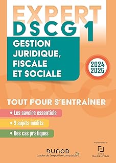 DSCG 1 - EXPERT - Gestion juridique, fiscale et sociale 2024